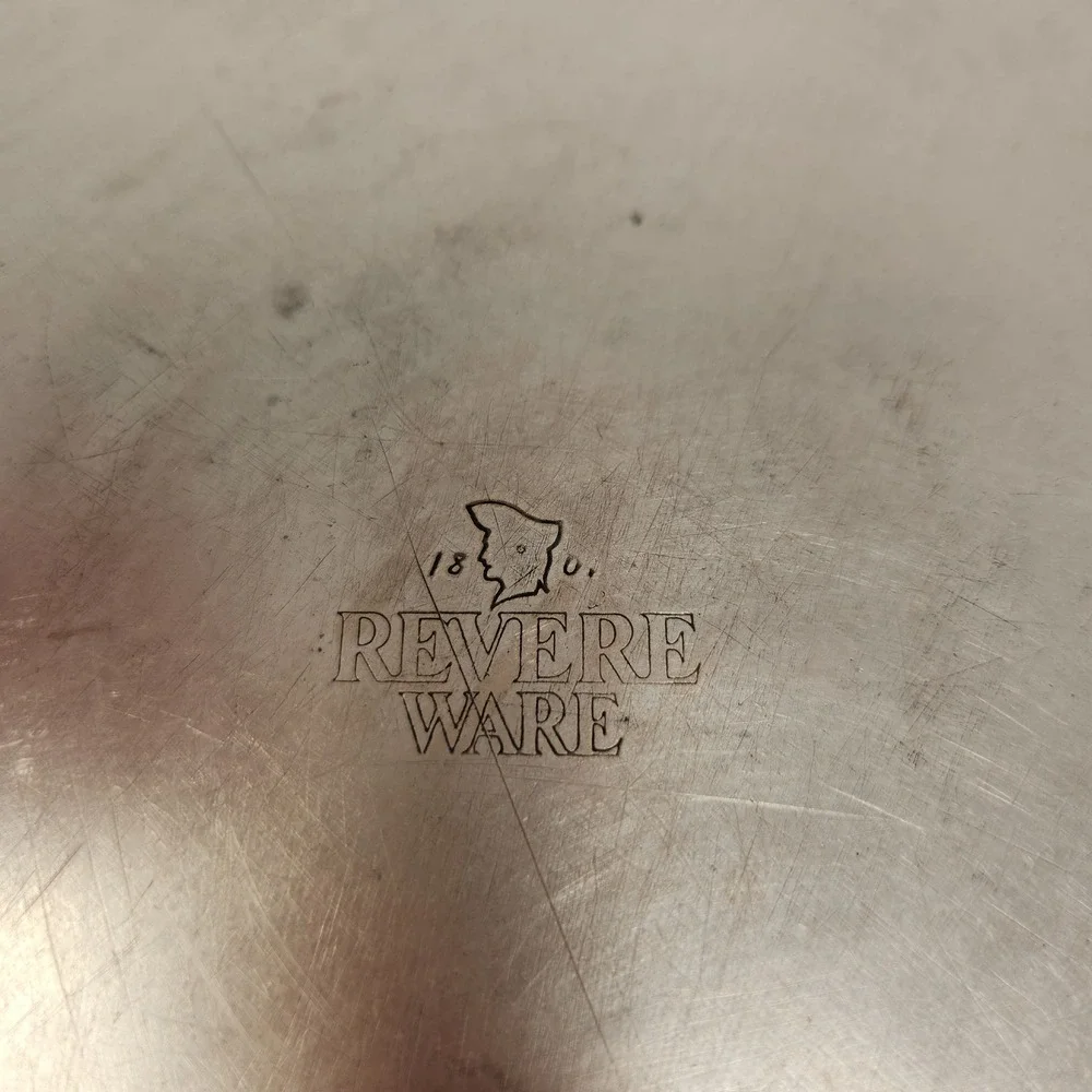 Vintage Revere‎ Ware Copper Clad Bottom 3-quart Pot Pan
